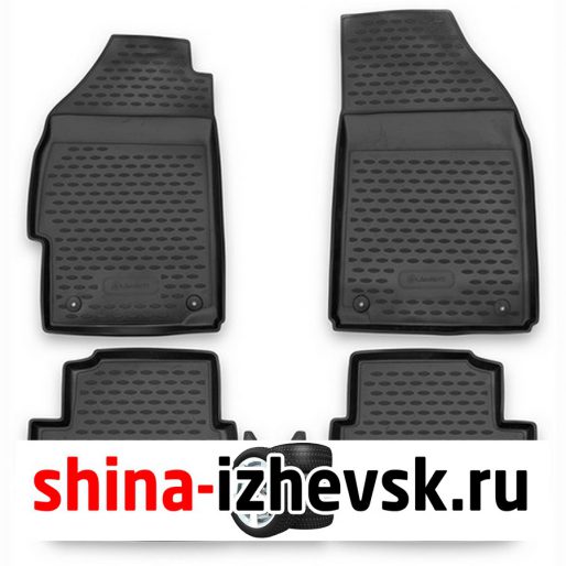 Коврик Autofamily коврики в салон для CHEVROLET Spark 2010- , 4 шт. ) в Ижевске